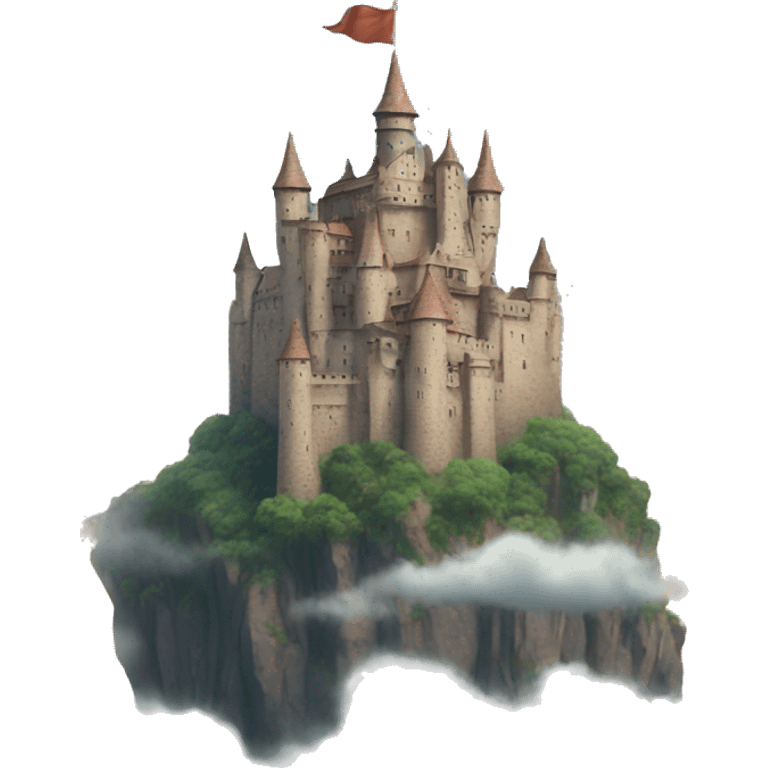 a castle in the sky  emoji