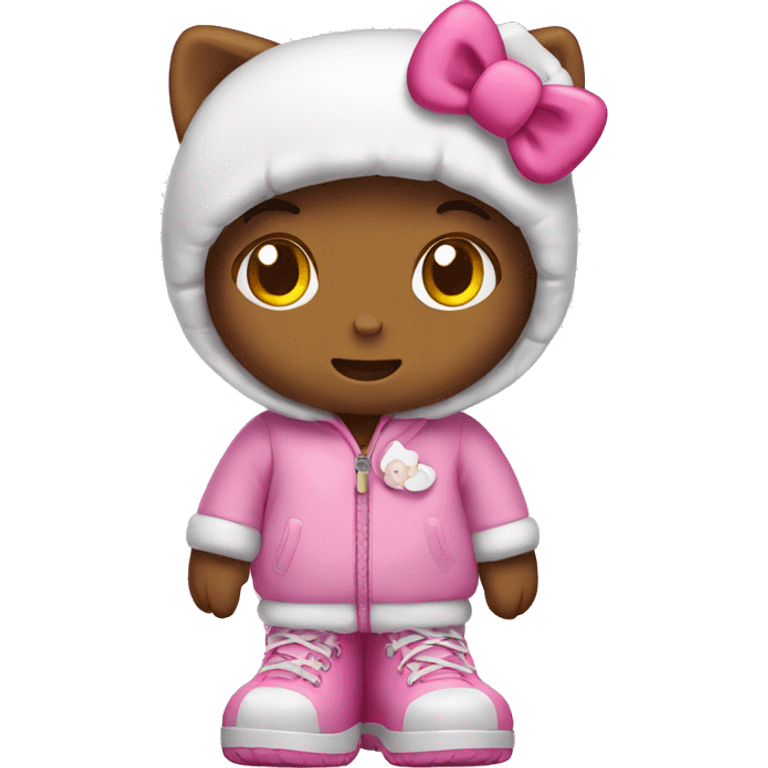 Hello kitty with uggs on emoji