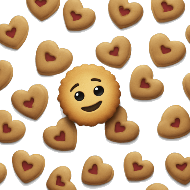 Love cookie  emoji