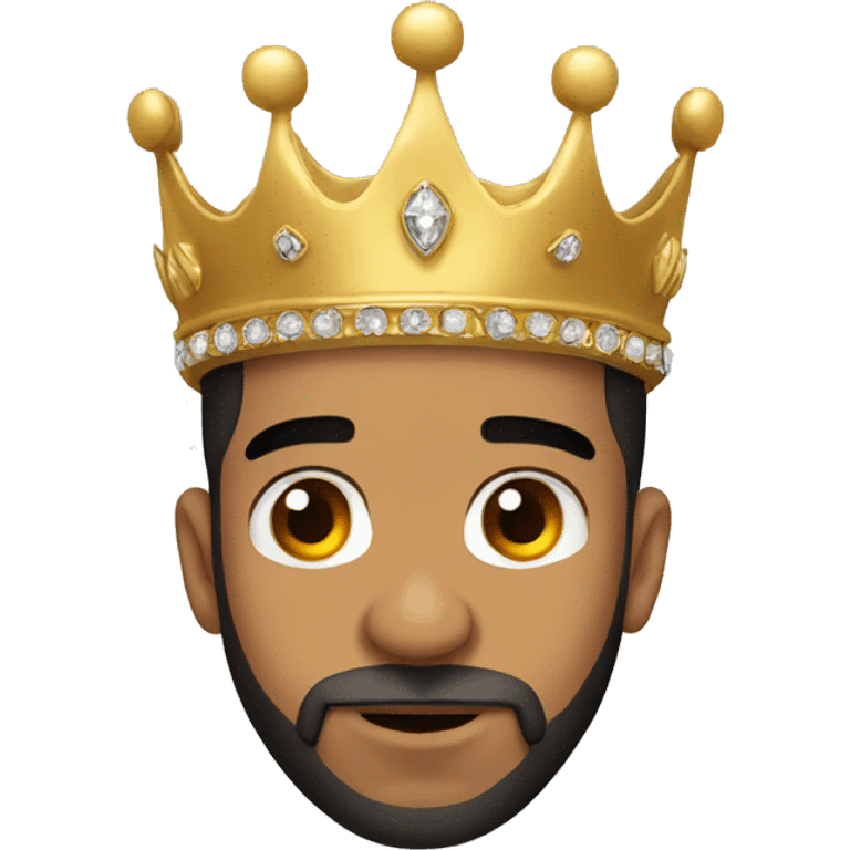 Drake wearing crown emoji