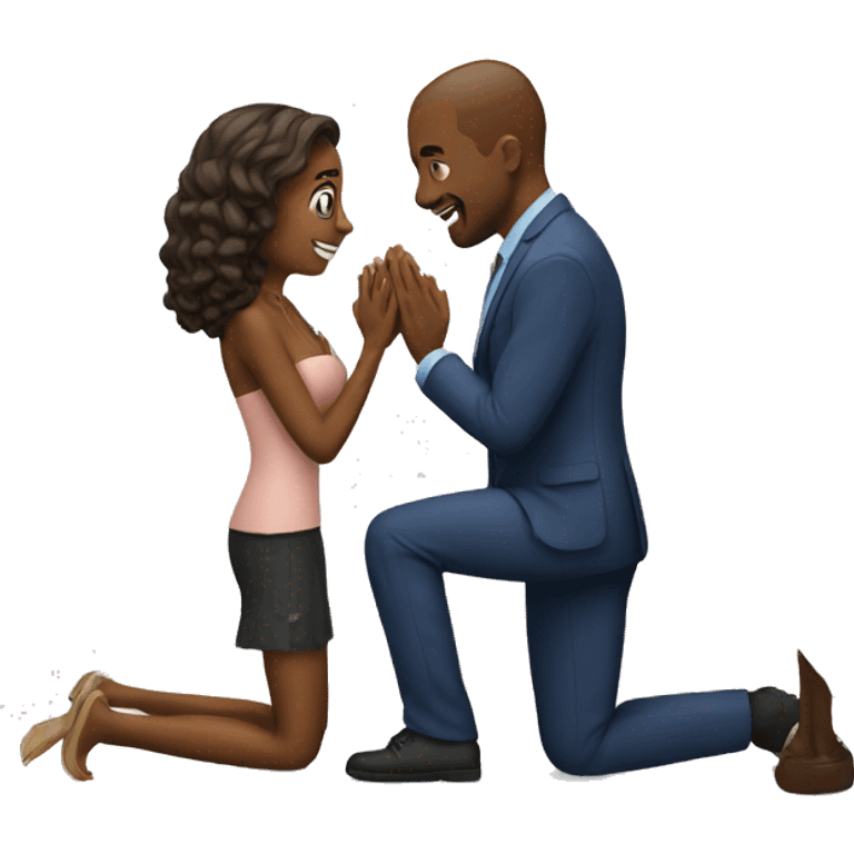 Marriage proposal emoji