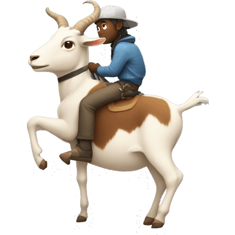 bug riding a goat emoji