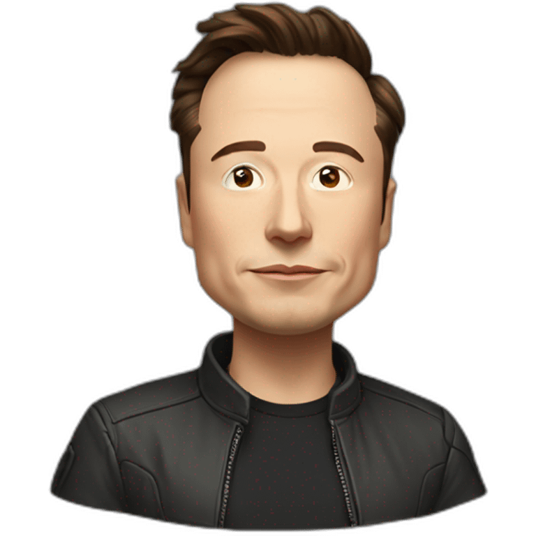 Elon-Musk-head emoji