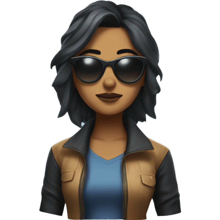 reyna from valorant with sunglasses emoji