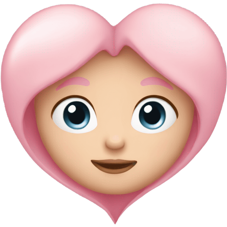 baby pink heart emoji