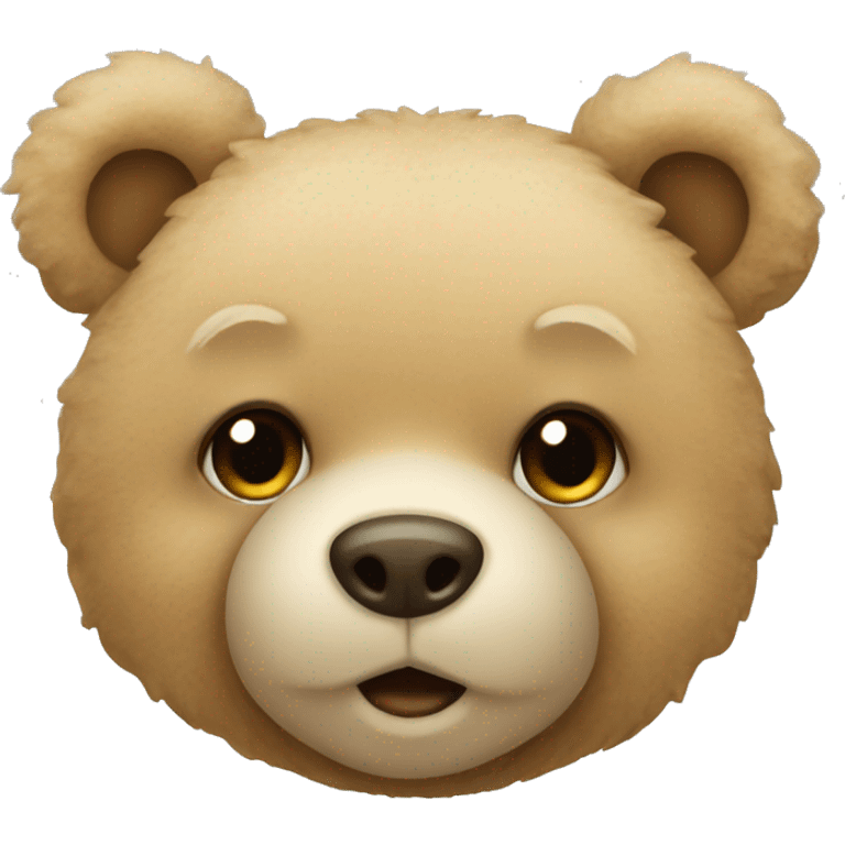 Beige teddy bear  emoji