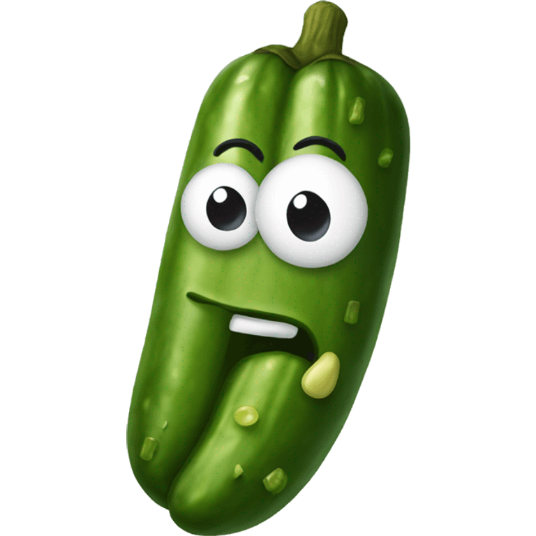 Hungry pickle  emoji