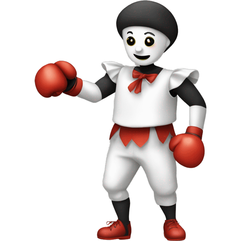 pierrot boxing emoji