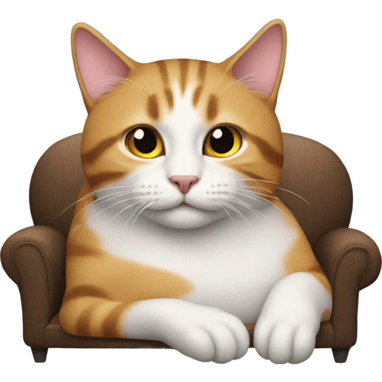 The cat on the couch emoji