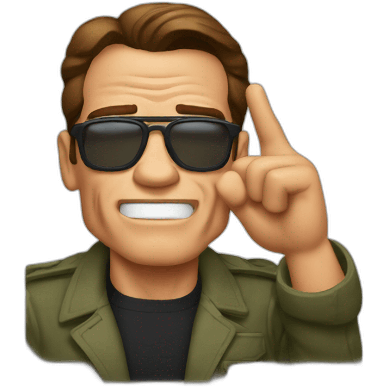 Arnold Schwarzenegger salute emoji