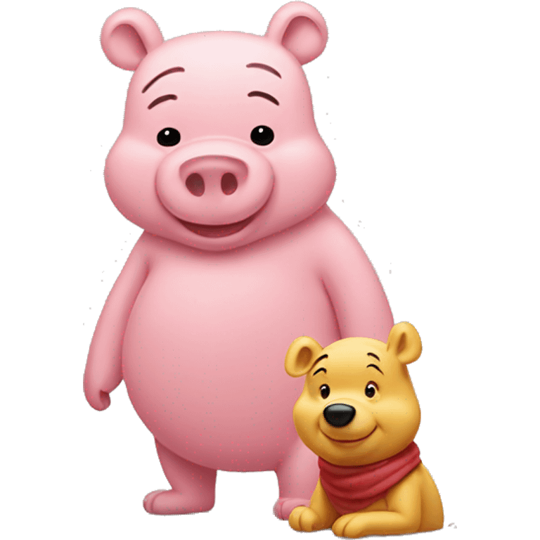 Pooh and Piglet  emoji