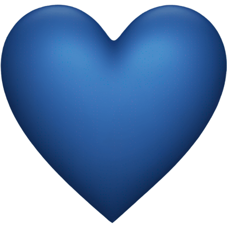 Blue night heart  emoji