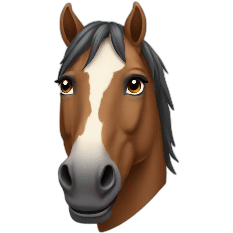 horse head face emoji