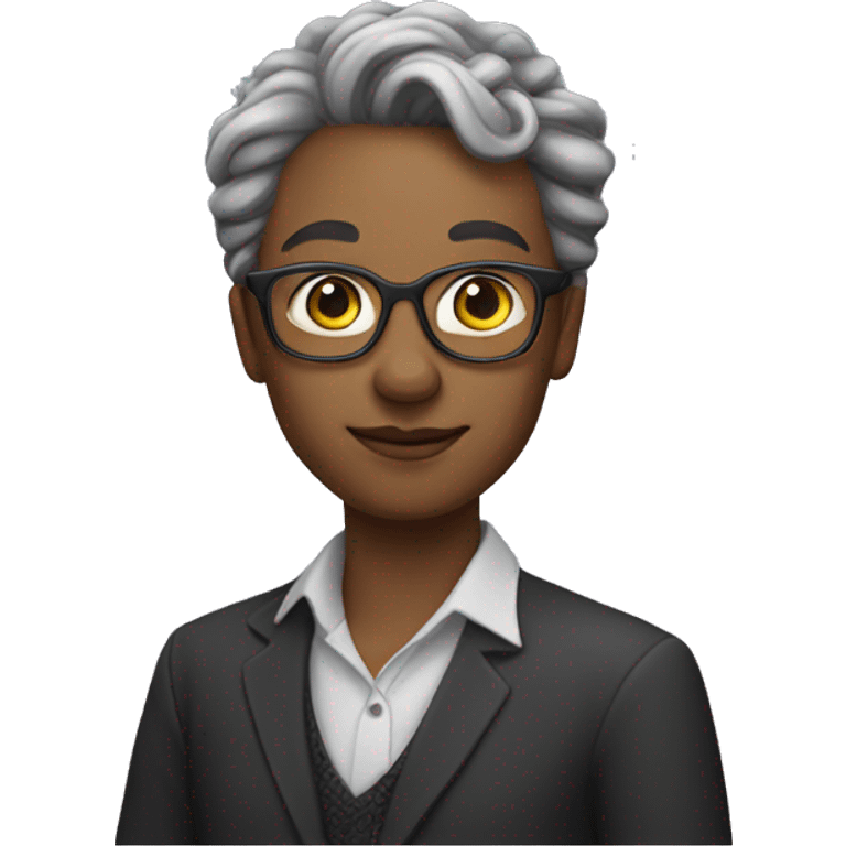 44 year old afab non binary teacher emoji