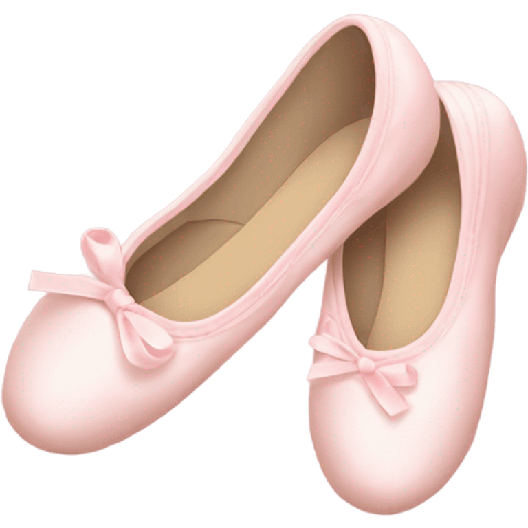 Pale pink ballet shoes emoji