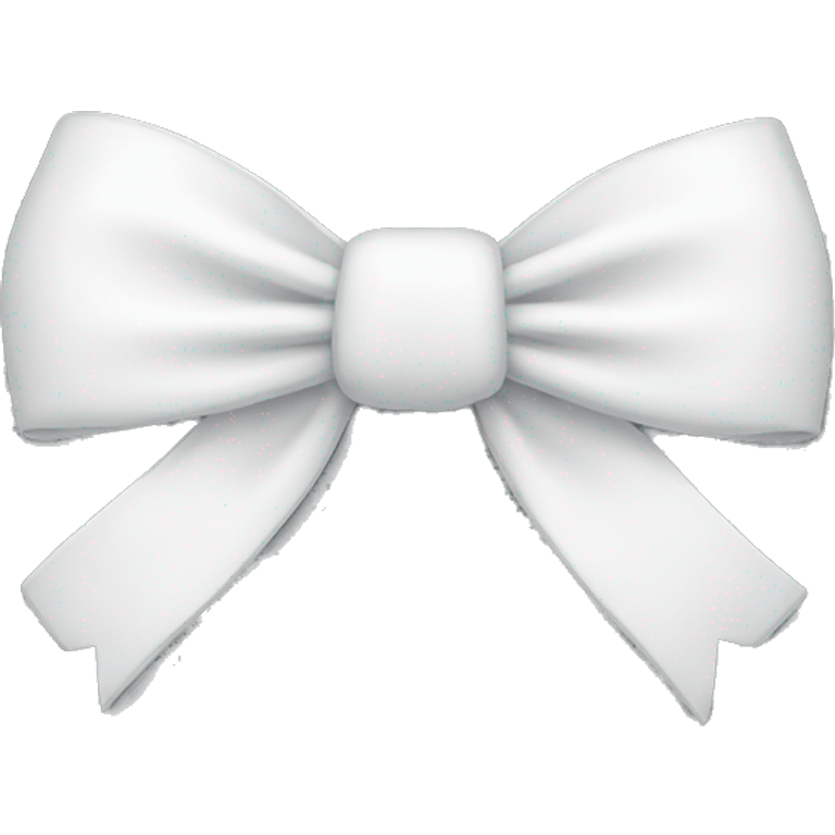 White bow emoji