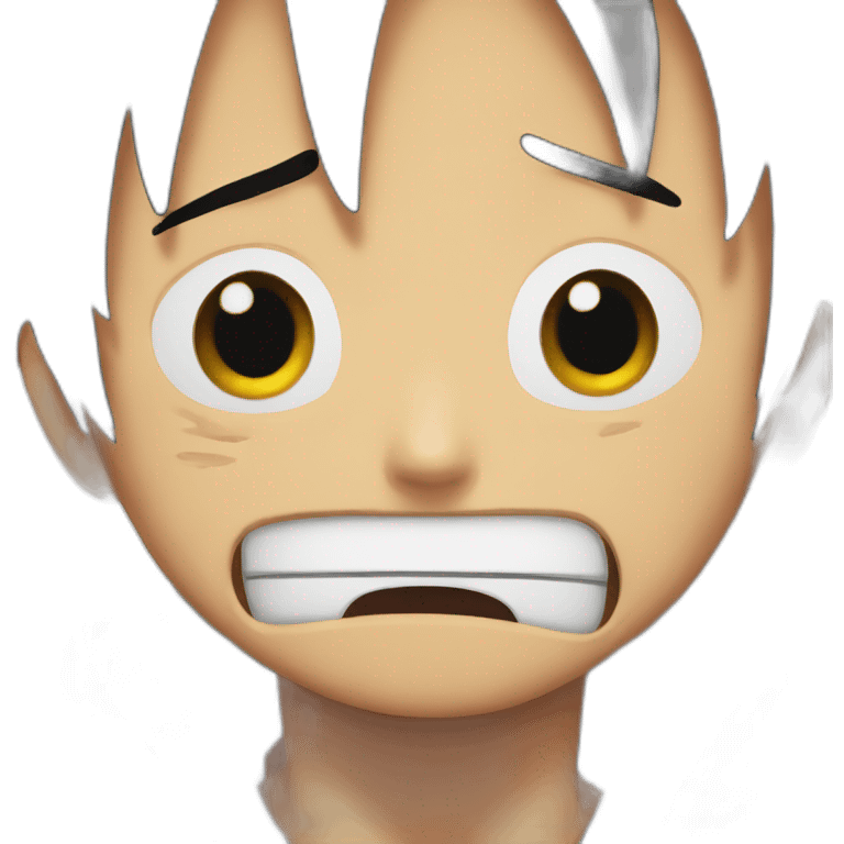 Luffy cry emoji