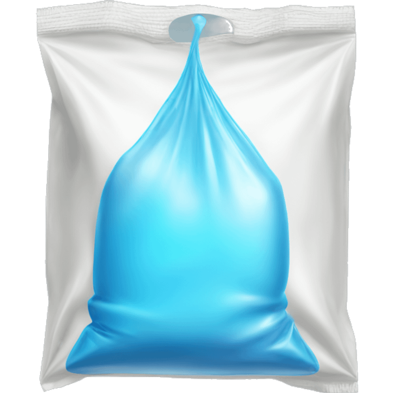 Iv plastic bag containing liquid emoji