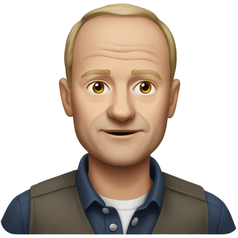 Olav Scholz realistic emoji