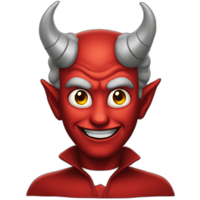 john riccitielo as the devil emoji