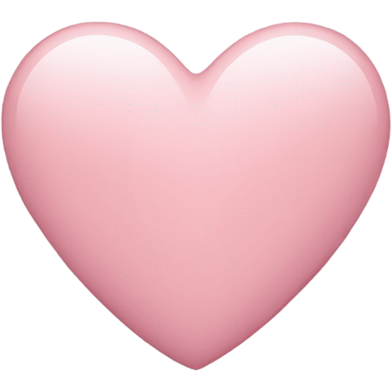 light pink heart emoji