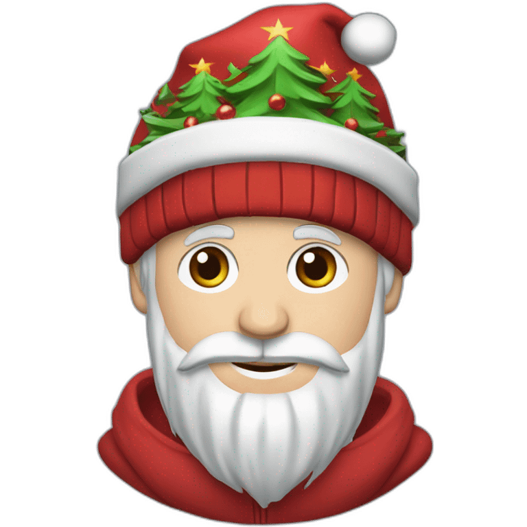 Messi con gorro de navidad emoji