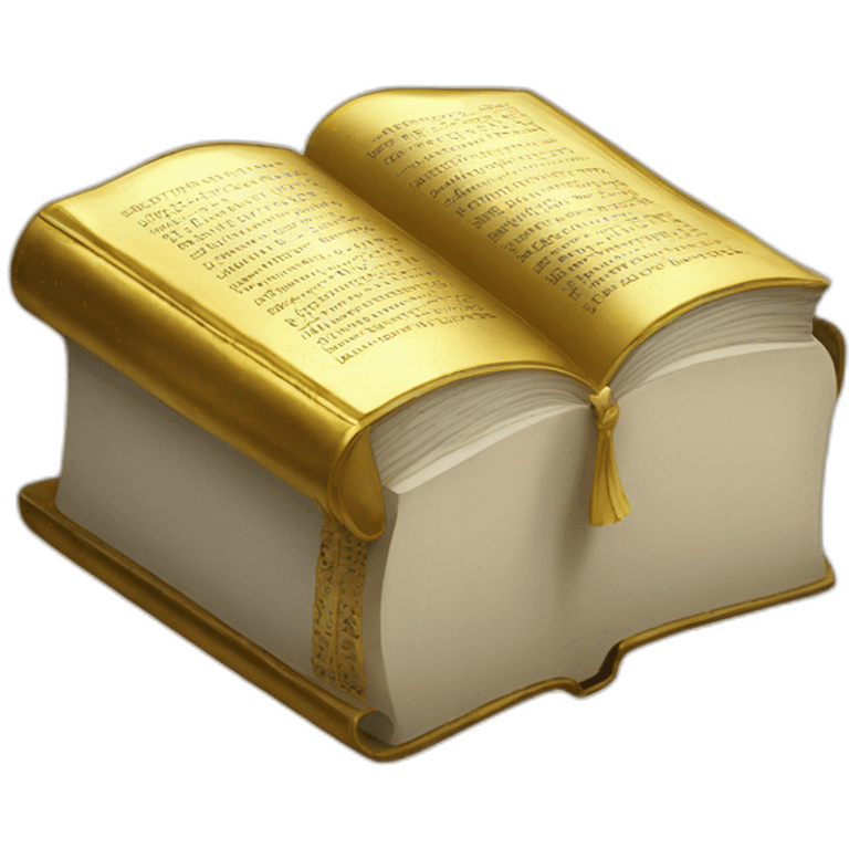 gold bible emoji