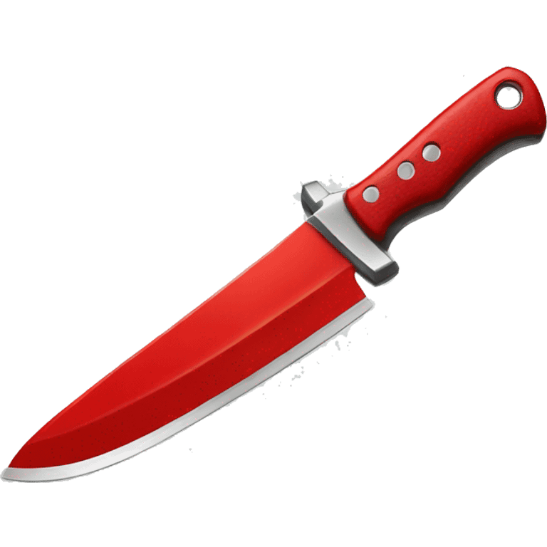 red knife emoji