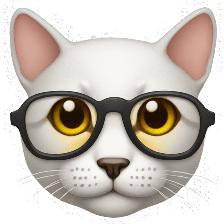 Gato com óculos  emoji