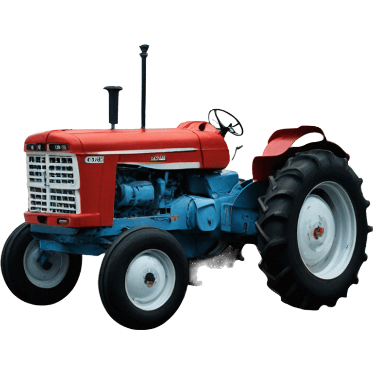 Vintage international tractor  emoji