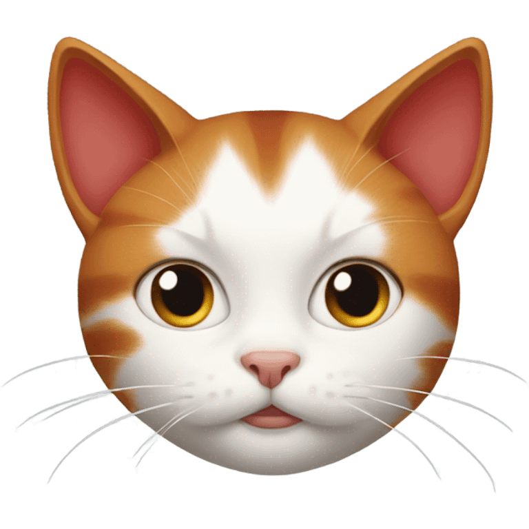 Cat with red headed girl with cat ears  emoji