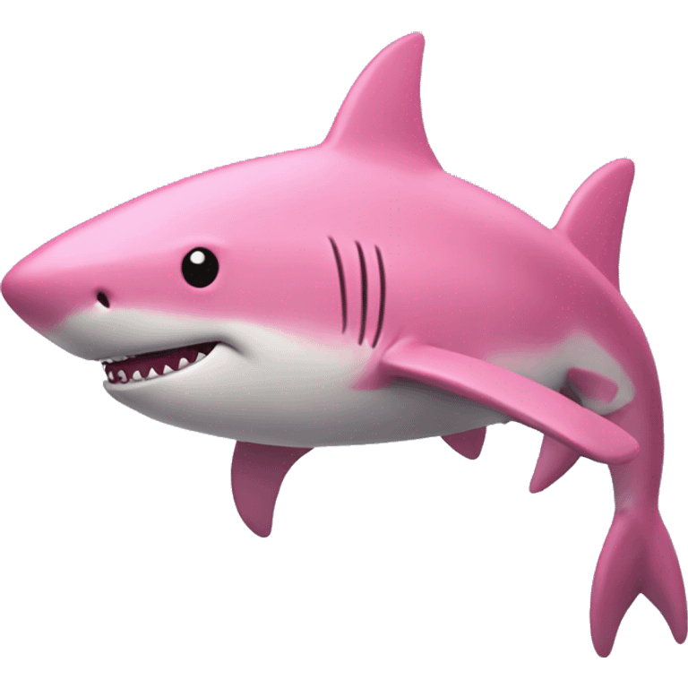 pink shark with big butt emoji