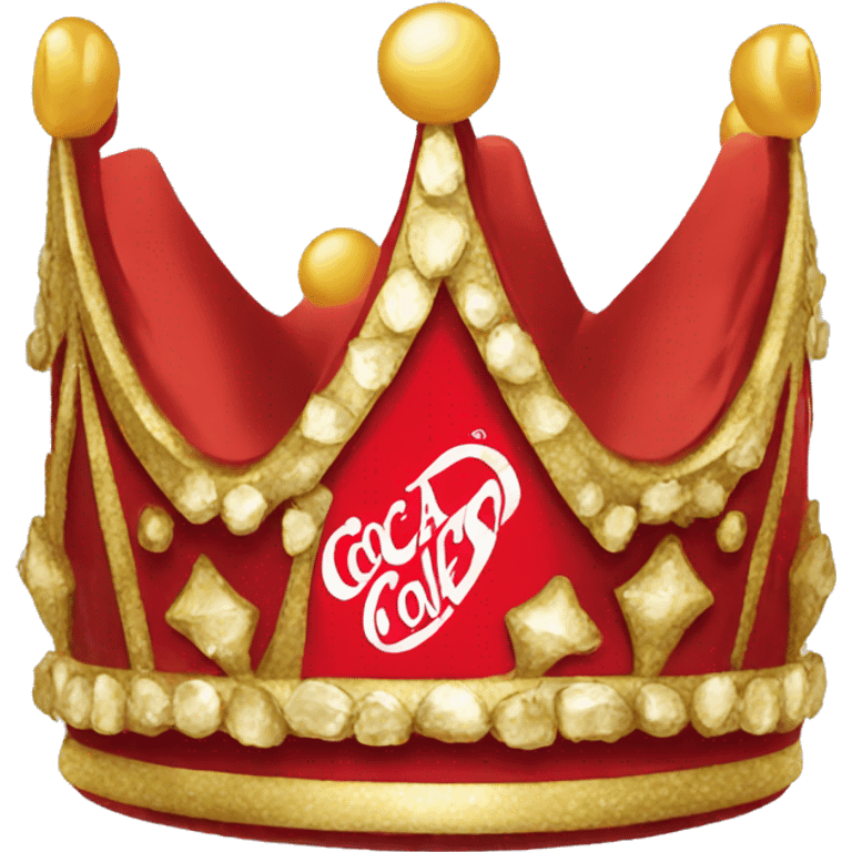 Coca Cola crown emoji