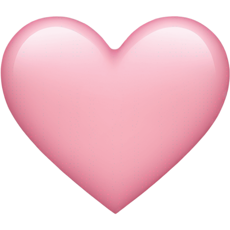 A light pink heart emoji