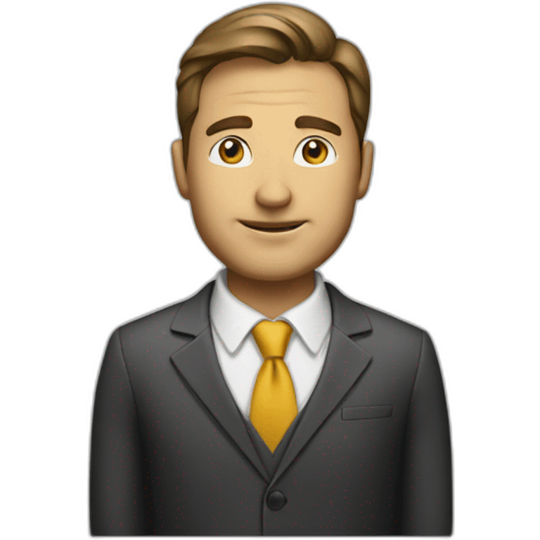 corporate man trader emoji