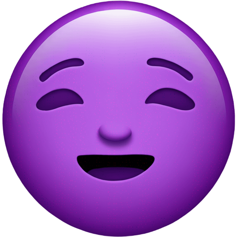 A purple kiss mark emoji