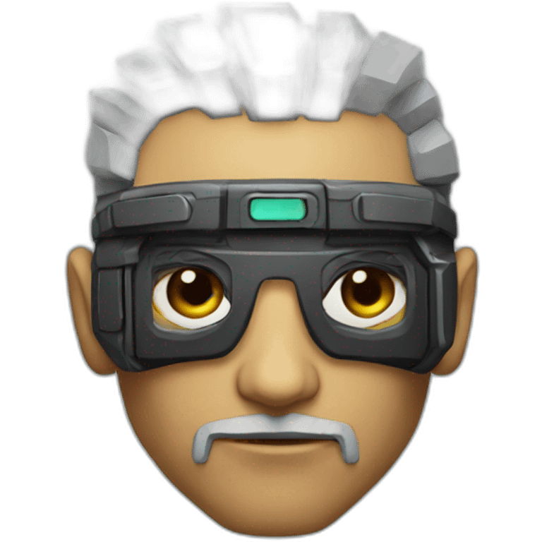 mnecraft in cyberpunk style emoji