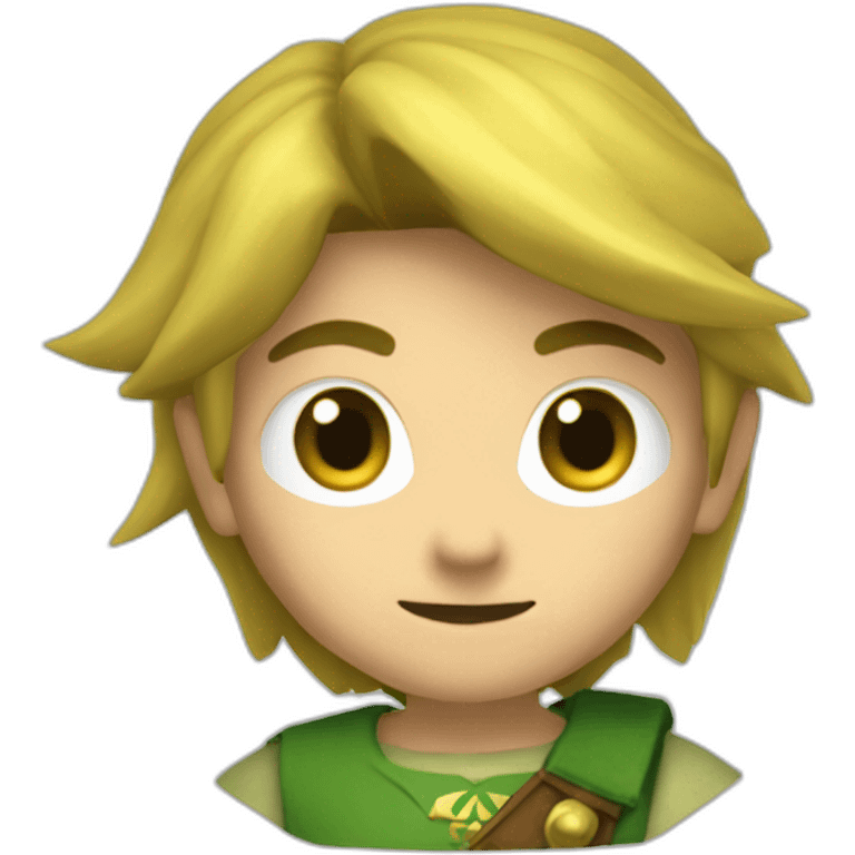 Link de Zelda avec une épée emoji