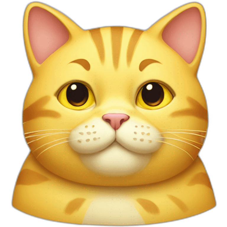 Yellow FAT Cat emoji