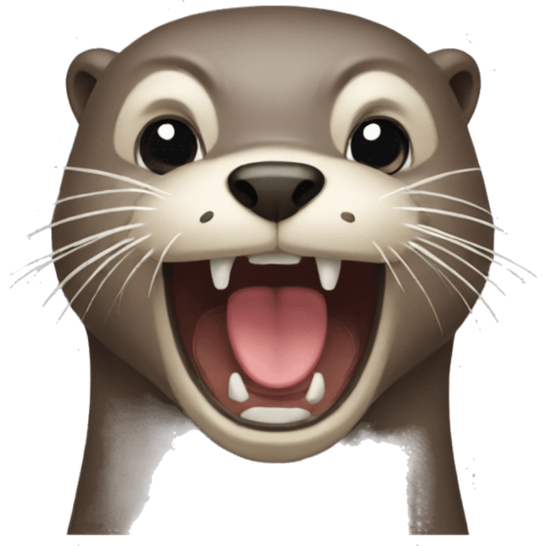 angry otter emoji