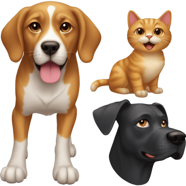 cat vs dog emoji