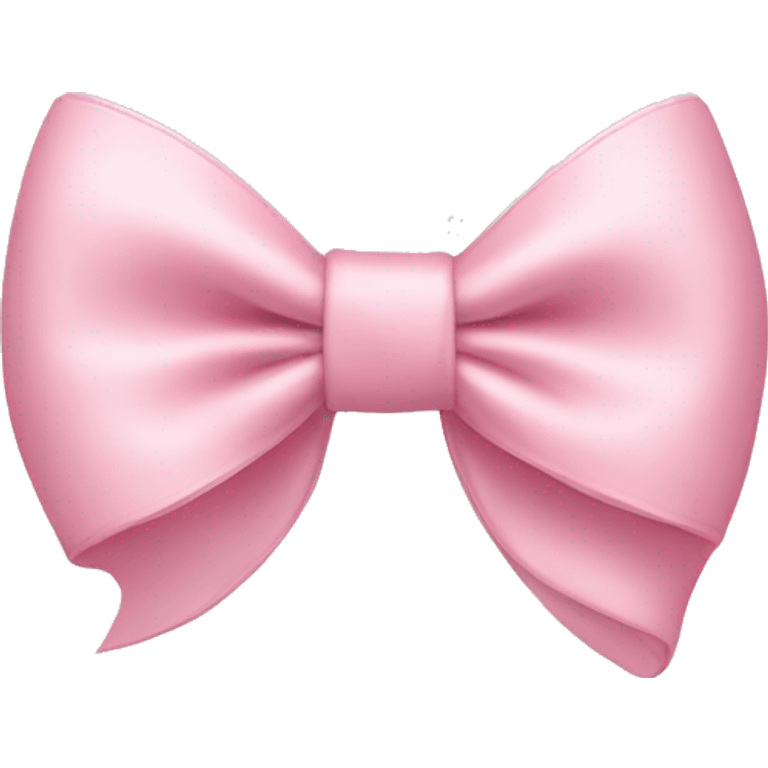 light pink bow on light pink bow emoji