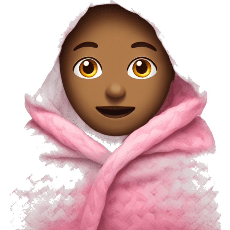 pink christmas blanket emoji