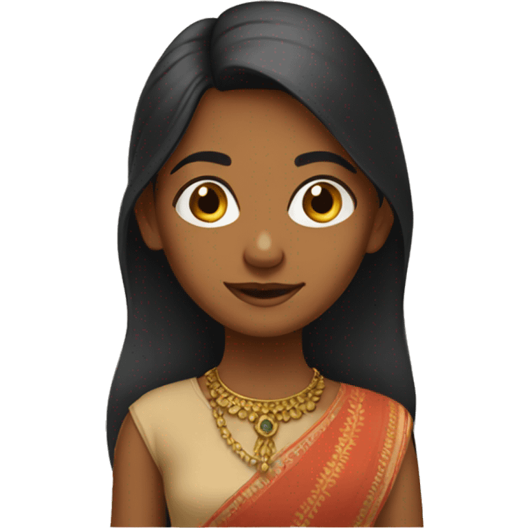 Indian girl  emoji