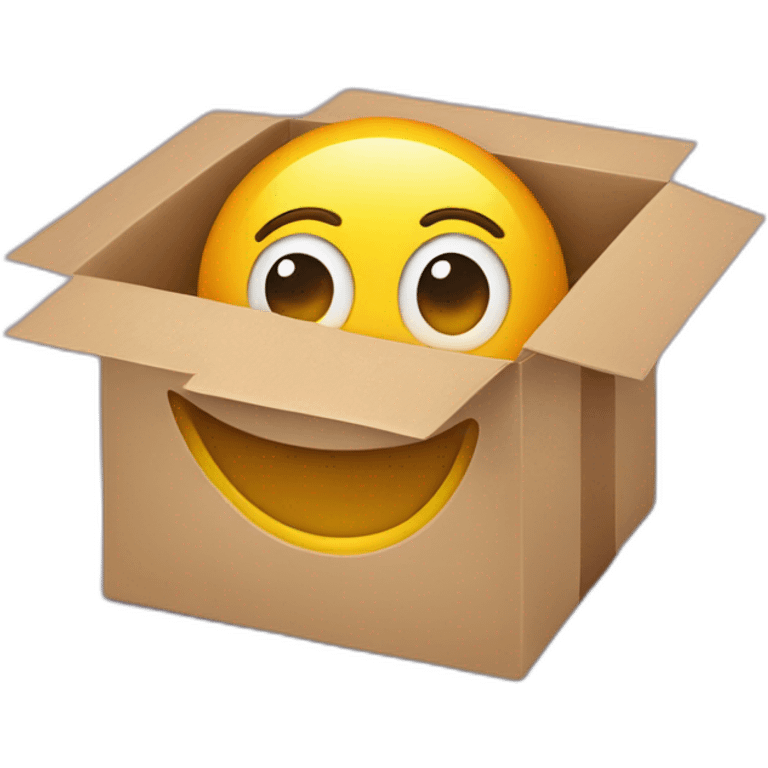 smile inside a gift box emoji