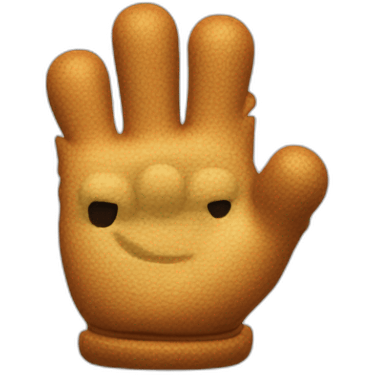 super mario glove finger pointing emoji