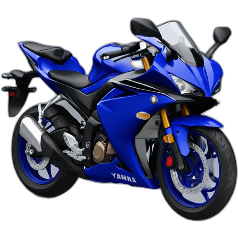 yamaha 2023 yzf-r3 blue emoji