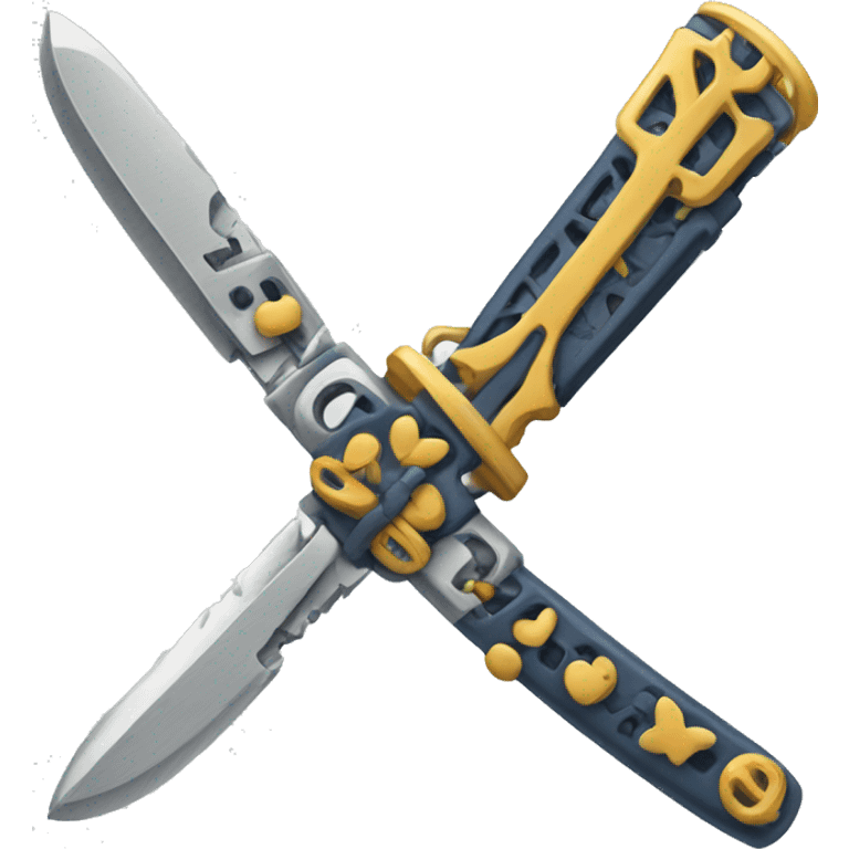 butterfly knife emoji