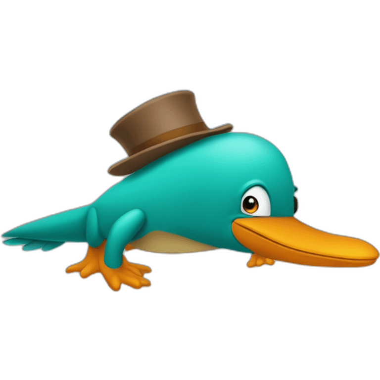 Perry the platypus emoji