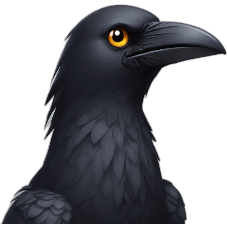 Draw me scary crow emoji